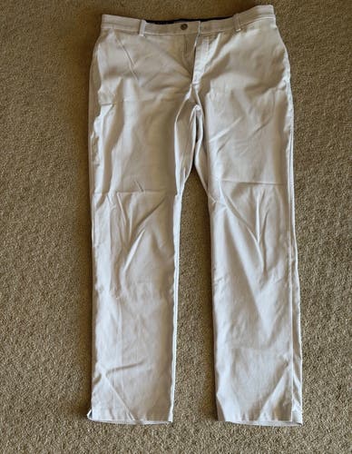 36x32 Nike Dri-FIT Golf Pants Crème Moisture Wicking Stretch AJ5489-072