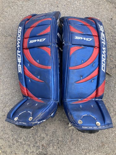 37" Senior Sher-Wood 9990 Goalie Leg Pads