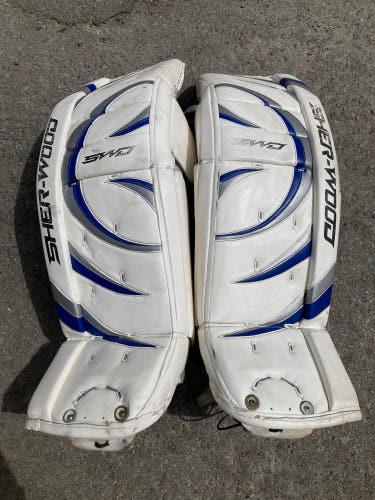 36+1" Senior Sher-Wood Goalie Leg Pads