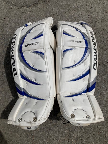 36+1" Senior Sher-Wood Goalie Leg Pads