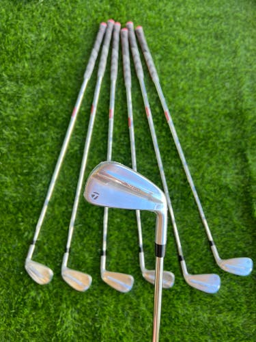 Men's 2025 TaylorMade P-790 Right Handed Iron Set Stiff Flex Steel Shaft (New)