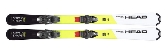 NEW Head kids skis supershape 87cm+ 4.5 Bindings size adjustable 15.5-19.5 mondo