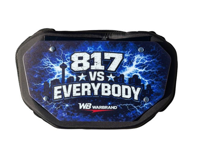 Warbrand Football Backplate – 817 vs Everybody (Adult)