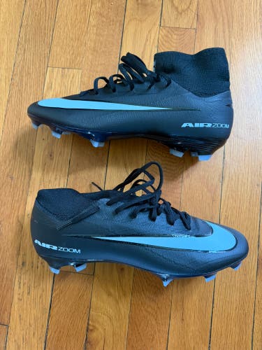 Black Men's Size M 9.5 (W 10.5) Nike Mercurial Superfly Cleats (New)