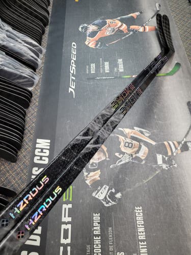 2 PACK | P92M | 85 Flex NEW! Senior True HZRDUS Smoke Left Hand Hockey Stick Pro Stock (New)