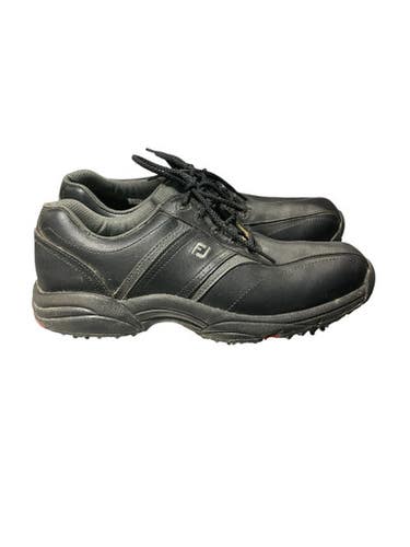 Used Foot Joy Mens Golf Shoes Black Senior 8 11834-S000049830