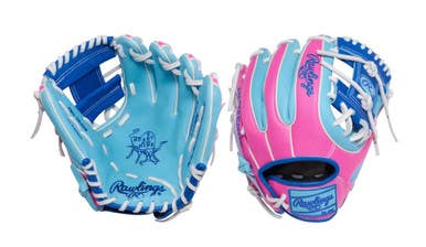 New HOH BABY BLUE/PINK 11.25IN RHT BASEBALL GLOVE 11834-RAWR00720665