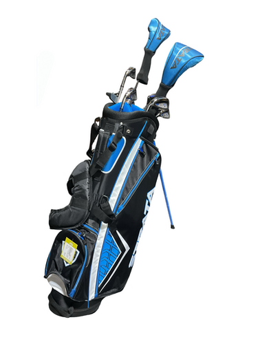 Used Strata NEW BLK/BLUE GOLF SET Mens Complete Set LH 9 Piece 11834-S000049810