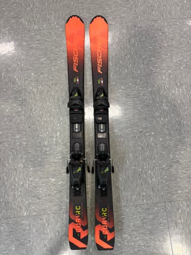 Kid's Fischer The Curv RC 110 cm Skis | Fischer FJ 4 AC GripWalk Bindings (Used)