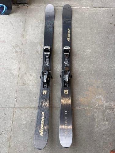 Nordica Unleashed 108 186 cm Skis With Marker Griffon 12 GW Bindings  (Used)