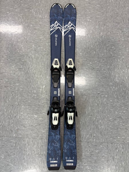 Kid's Salomon QST Max Jr 120 cm Skis | Salomon GripWalk Bindings (Used)