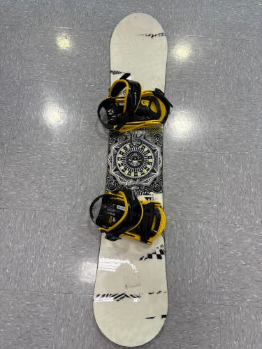 Ride Control 146cm Snowboard | Large Burton Bindings (Used)