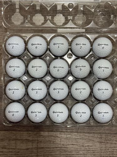 20 TaylorMade SpeedSoft Golf Balls - 5A/4A Condition