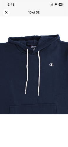 Champion Navy Blue Men's XL Sweatshirt (New) Hoodie Hoody