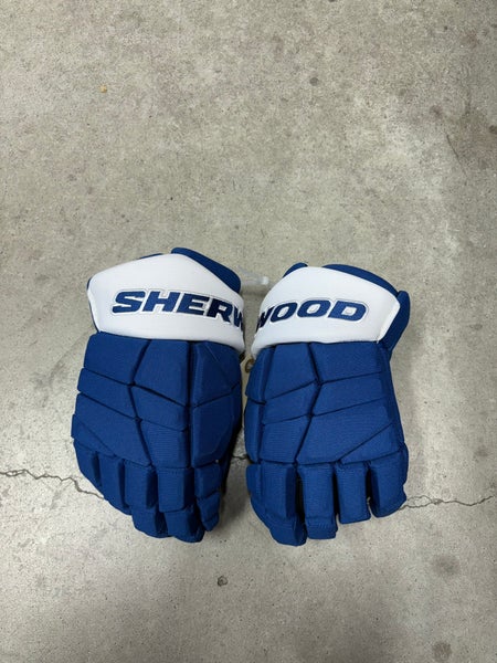13” Sherwood Code 3 William Nylander Toronto Maple Leafs Pro Stock Gloves (New) NHL
