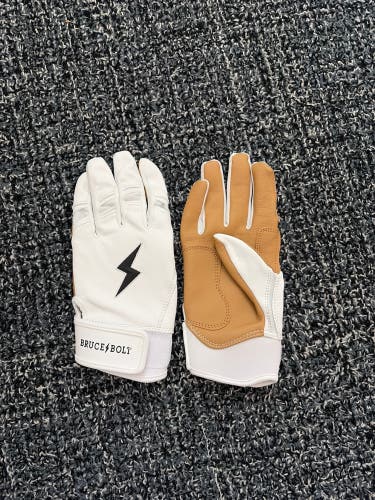 Bruce Bolt Youth Large Batting Gloves (New)