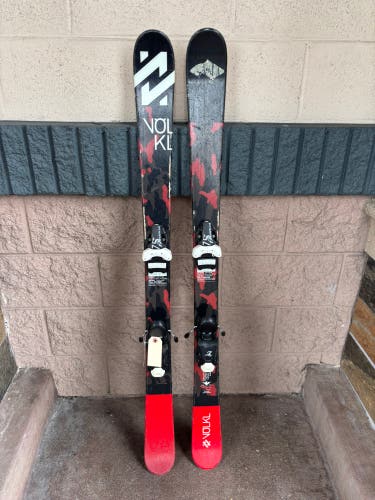 Volkl Ledge Jr 128 cm All Mountain Skis | Tyrolia Peak 7.5 Bindings