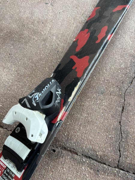 Volkl Ledge Jr 128 cm All Mountain Skis | Tyrolia Peak 7.5