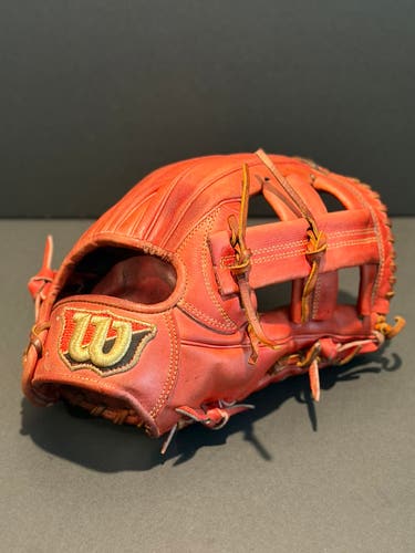 Rare Japanese Wilson Staff stock DL Model RH Infield Baseball Glove 11.75" (Used)