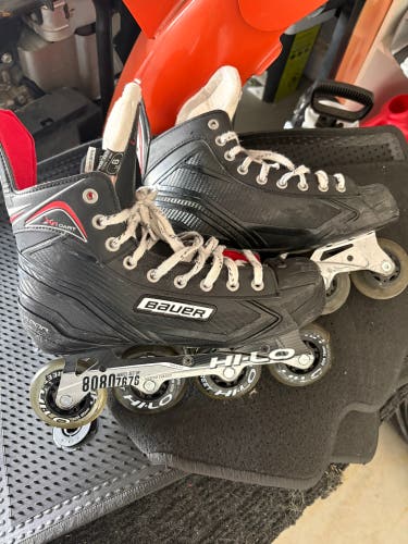 Black Bauer Hockey Skates Regular Width 9 (Used)