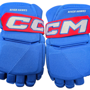 CCM HGP43SP Pro Stock Custom Hockey Gloves 14" UML NCAA NEW (15470)