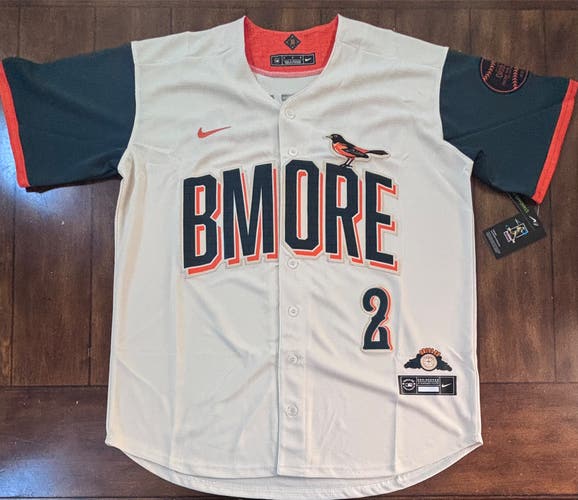 Baltimore Orioles Gunnar Henderson City Connect Jersey 2026 Adult Medium NWT