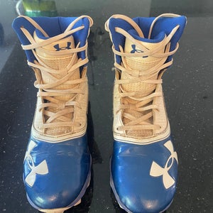 5.5Y (Big Kids / Youth) Under Armour High Top Molded Cleats (Used)