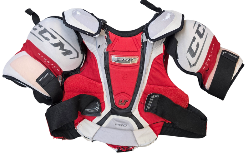 CCM U+ Pro Shoulder Pads Large NHL AHL USED (15475)