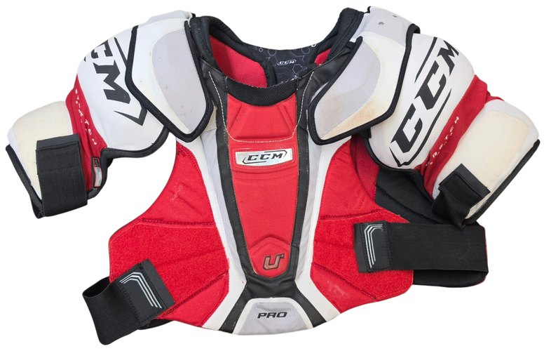 CCM U+ Pro Shoulder Pads Large NHL AHL USED (2) (15476)