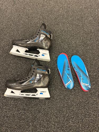 2023 True TF Custom Pro Hockey Goalie Skates Regular Width Pro Stock 9 (New)