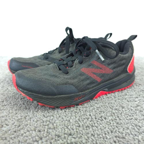 New Balance FuelCore Nitrel Trail Running Shoes Boys Size 1 Black Gray Red Low