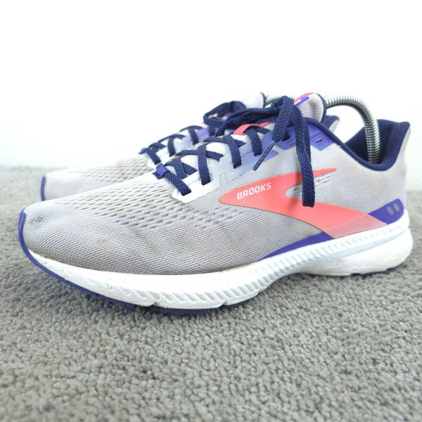 Brooks Launch 8 Womens Size 9.5 Running Shoes Size 9.5 White Purple Sneakers Low