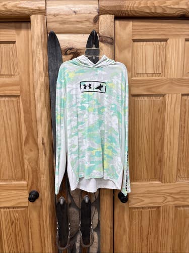 Under Armour BlacktipH Fish Pro Camo Mens SIZE LARGE