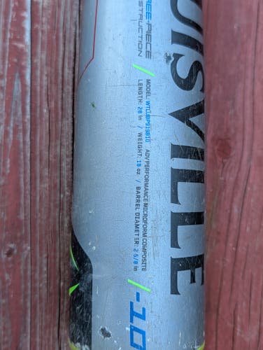 Louisville Slugger Prime 919 Composite USABat Certified Bat (-10) 18 oz 28" (Used)