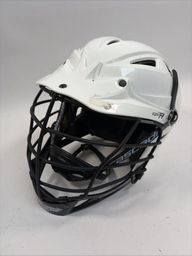 Cascade CPV-R Lacrosse Helmet, S/M-R, White