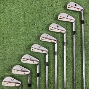 Nike Victory Red VR Tiger Woods TW Blade Iron Set Dynamic Gold S300 Stiff Flex