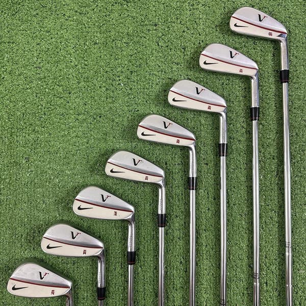 Nike Victory Red VR Tiger Woods TW Blade Iron Set Dynamic Gold