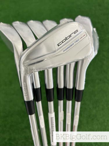NEW LH Cobra King Forged Tec One Length 23 Iron Set 5-G