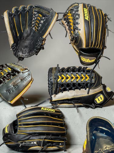 Wilson A2000 LH Outfield Baseball Glove 12.25" (Used)