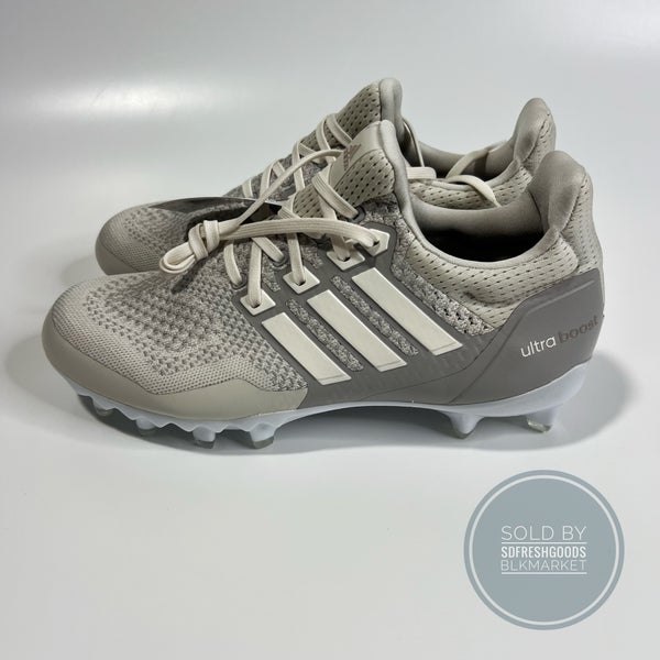 Adidas UltraBoost Footballs Cleats Talc Grey White Granite
