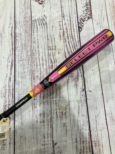 2026 Louisville Slugger Select PWR Pink Bat BBCOR Certified (-3) Hybrid 29 oz 32" (Used)