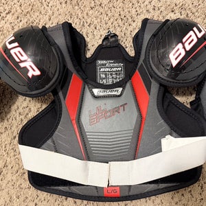 Large Youth Bauer Lil Sport Shoulder Pads (Used)