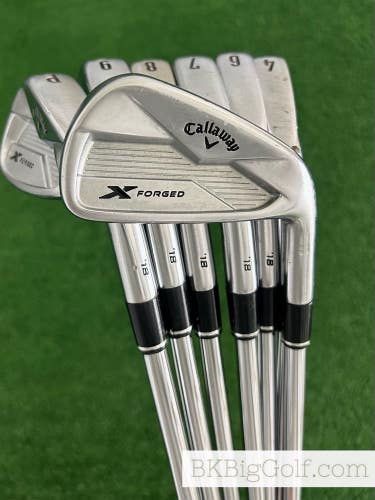 Callaway X Forged 18 Iron Set 4-P / Project X LZ 6.5 Extra Stiff