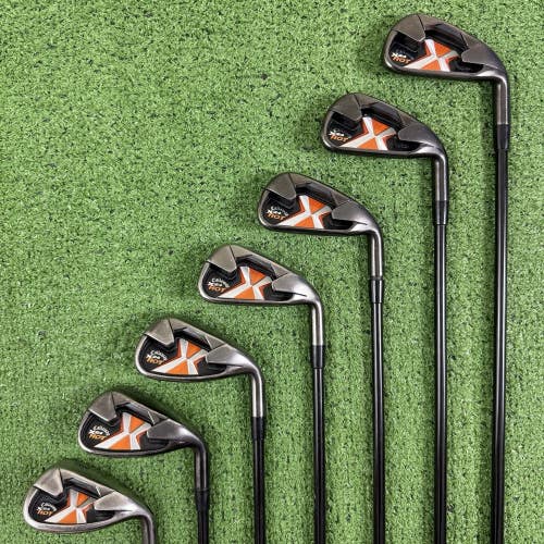 Callaway X24 Hot Iron Set 4-9 AW Graphite Regular Flex Right Handed