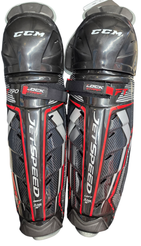 CCM FT390 Sr Shin Guards Pads 16" NEW (15492)