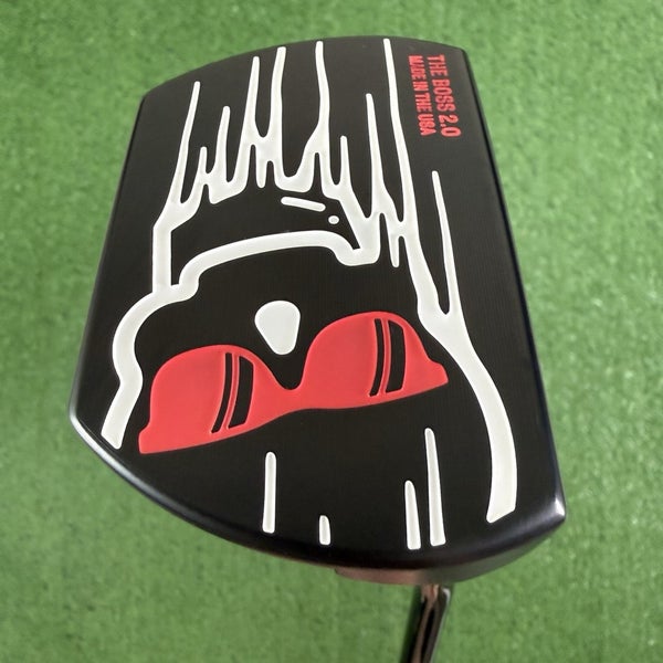 Swag The Boss 2.0 Black PVD Mallet Putter Right Handed 33.5