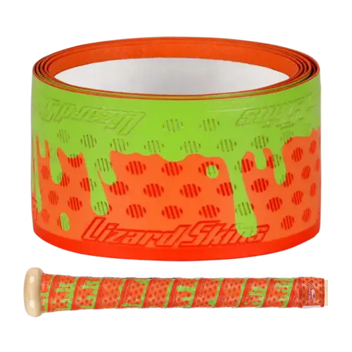 New Lizard Skins Outburst Bat Grip - Orange Slime (0.5MM) [DSPUBB-OUTBURST]