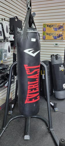 Used Everlast 100LB Boxing Heavy Bag Black 100 lb 11497-S000157330