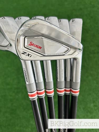 Srixon ZXi5 Forged 25 Iron Set 4-P / Fujikura Axiom Velocore 125 Extra Stiff