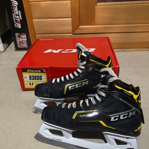 Used Ccm 9380 Tacks Goalie Skates Size 9.5